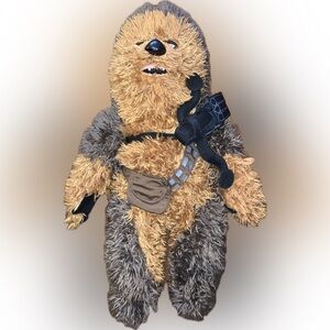 Star Wars Large Chewbacca Build A Bear Fluffy Plush Stuffy W Crossbow Accessory